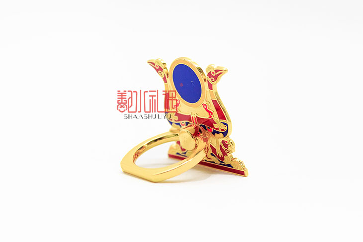 特色虎座鸟架手机指环扣