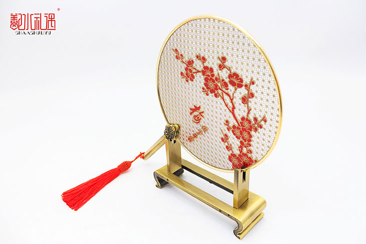 纯铜工艺金扇出炉