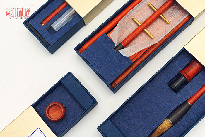 木质纪念品定制第三弹，文房套装