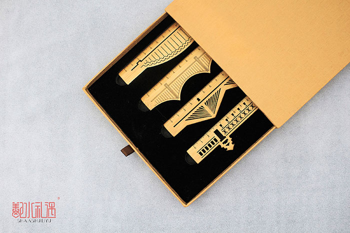 木质文创纪念品第二弹，武汉文创直尺