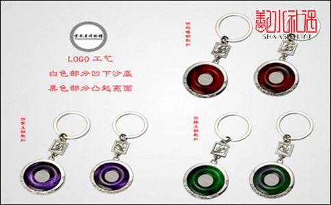 超赞的金镶玉钥匙扣