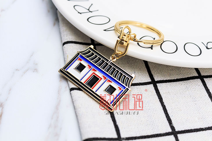 鄯水礼遇为胡杨林景区定制金属钥匙扣