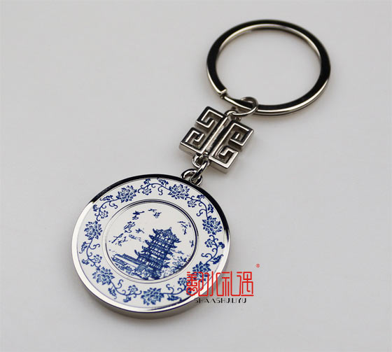 纪念品礼品中的青花瓷中国风